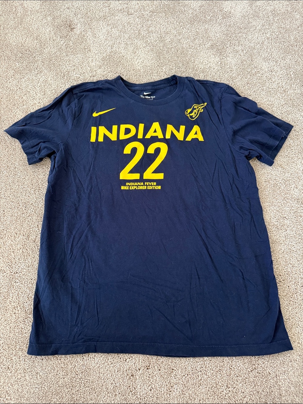 Nike - T-Shirt (Navy and Yellow)